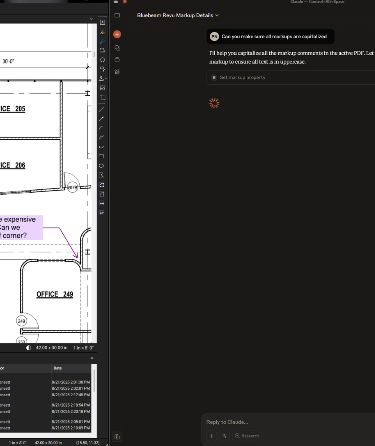 Bluebeam Max software interface for AI-assisted PDF reviews and BIM coordination