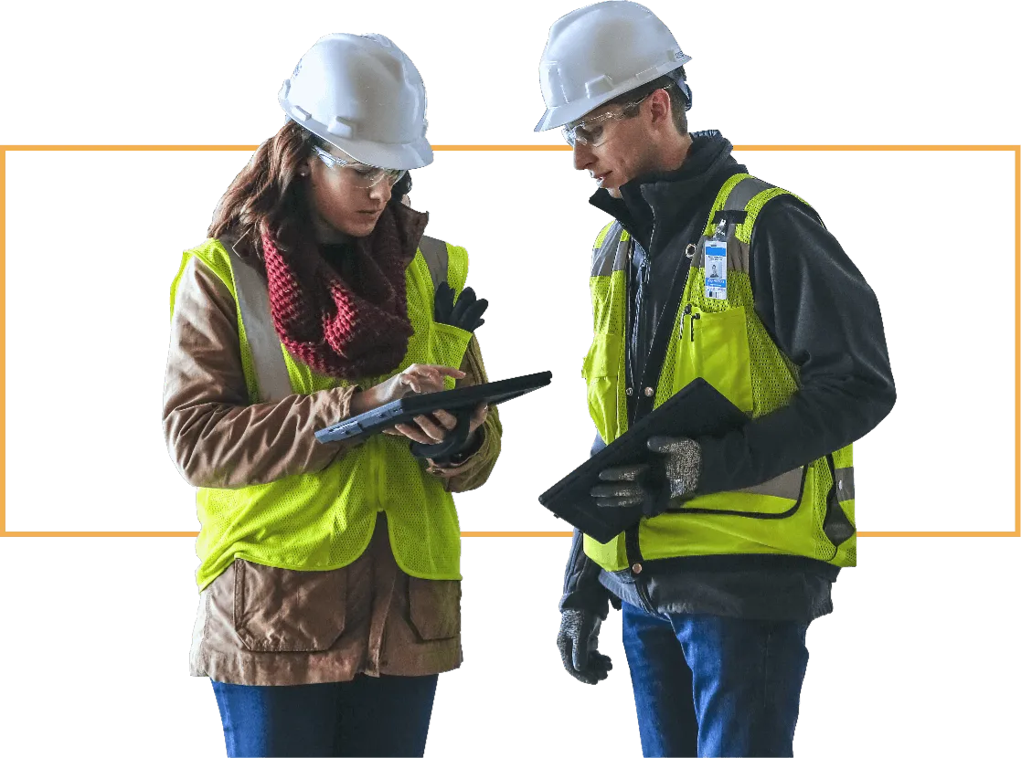 Engineers collaborating using Bluebeam Revu